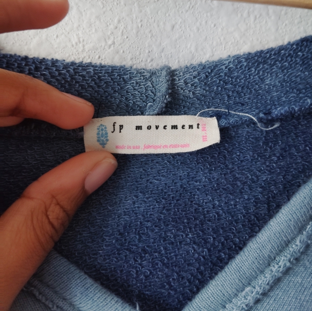 Free People Movement Blue Tye Dye Romper - Picture 6 of 6